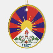 Embleem van Tibet Keramisch Ornament (Links)