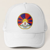 Embleem van Tibet Trucker Pet (Voorkant)
