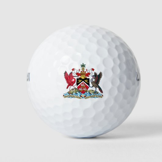 embleem van trinidad en tobago golfballen (Voorkant)