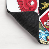 embleem van trinidad en tobago muismat (Hoek)
