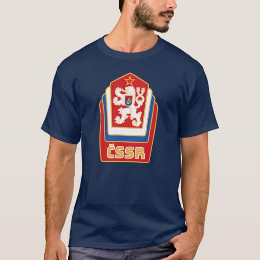 embleem van Tsjecho-Slowakije T-shirt (Voorkant)
