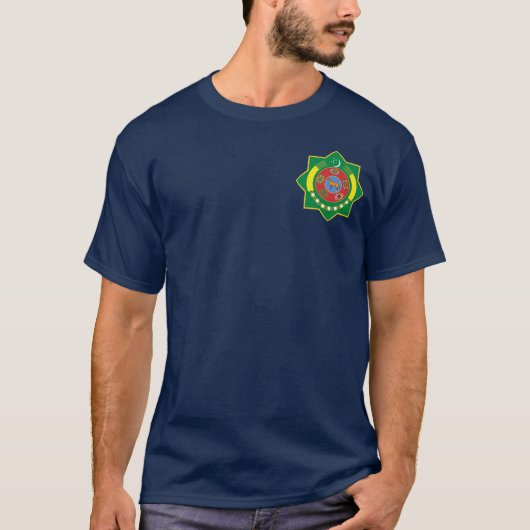 Embleem van Turkmenistan T-shirt (Voorkant)
