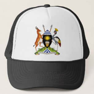 embleem van uganda trucker pet