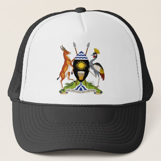 embleem van uganda trucker pet (Voorkant)