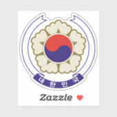 Embleem van Zuid-Korea (1963-1984) Sticker (Vel)