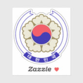 Embleem van Zuid-Korea (1984-1997) Sticker (Vel)