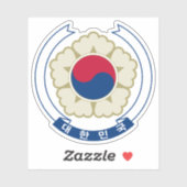 Embleem van Zuid-Korea (1997-2011) Sticker (Vel)