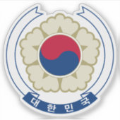 Embleem van Zuid-Korea (1997-2011) Sticker (Voorkant)