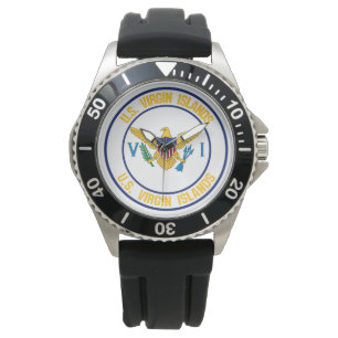 Embleem voor de Amerikaanse Maagdeneilanden Horloge