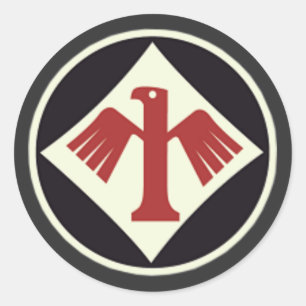 embleem voor WW2-luchtkracht I/JG1 Ronde Sticker