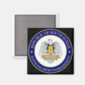 embleem voor zuid - sudan magneet (Voorkant / Achterkant)