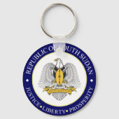 embleem voor zuid - sudan sleutelhanger (Voorkant)