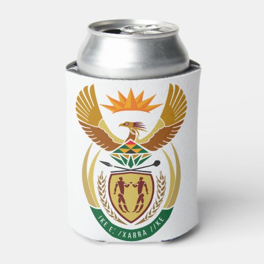 embleem zuid - afrika blikjeskoeler (Blikje Voorkant)