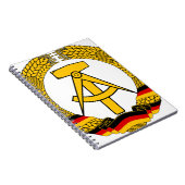 Emblem der DDR - Nationaal Embleem van de DDR Notitieboek (Rechterzijde)
