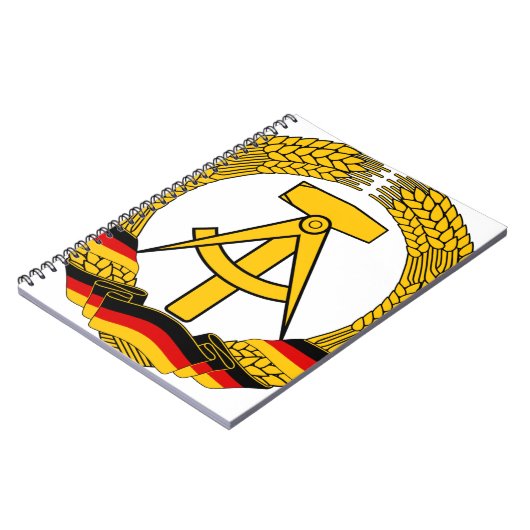 Emblem der DDR - Nationaal Embleem van de DDR Notitieboek (Linkerzijde)
