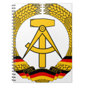 Emblem der DDR - Nationaal Embleem van de DDR Notitieboek (Voorkant)