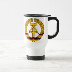 Emblem der DDR - Nationaal Embleem van de DDR Reisbeker
