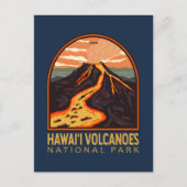 Emblem in het Nationaal Park Hawaii Volcanoes Briefkaart (Voorkant)