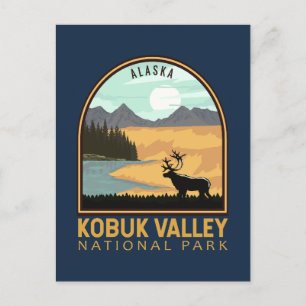  Emblem in het Nationaal Park Kobuk Briefkaart
