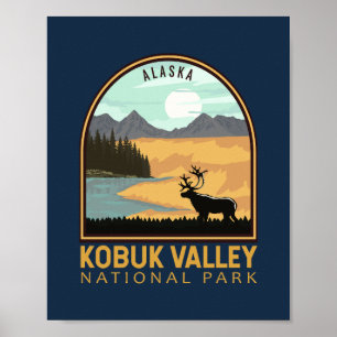Emblem in het Nationaal Park Kobuk Poster