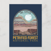 Emblem in het Nationaal Park Petrified Forest Briefkaart (Voorkant)