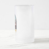 Emblem in het Nationaal Park Petrified Forest Matglas Bierpul (Center)