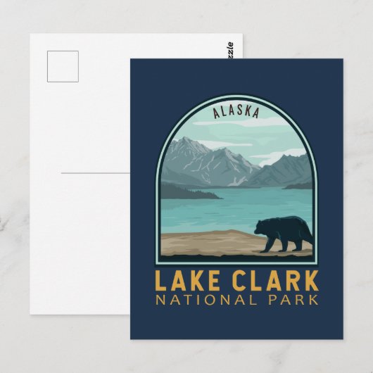  Emblem Lake Clark National Park Briefkaart (Voorkant / Achterkant)