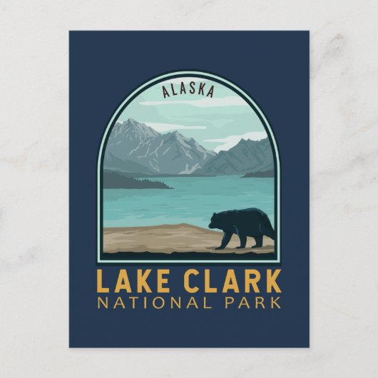 Emblem Lake Clark National Park Briefkaart (Voorkant)