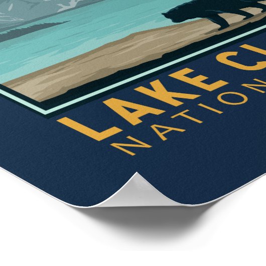  Emblem Lake Clark National Park Poster (Hoek)