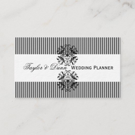  Emblem Motif Memorable Event Planner Visitekaartje (Voorkant)