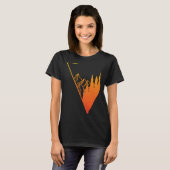 Emblem mountain panorama and forest  easy going fa t-shirt (Voorkant volledig)