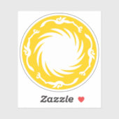 Emblem of Chengdu, People's Republic of China Sticker (Vel)