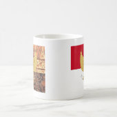 Emblem of Indonesia - Garuda Pancasila Batik Flag Koffiemok (Center)