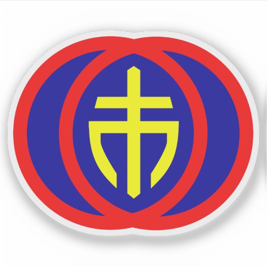 Emblem of Kunming, PR of China (1922–1949) Sticker (Voorkant)