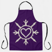 "Emblem of Love" All-Over Print Apron Schort (Voorkant)