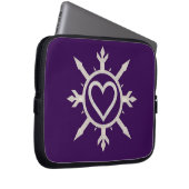"Emblem of Love" Electronics Bag Laptop Sleeve (Voorkant Rechts)