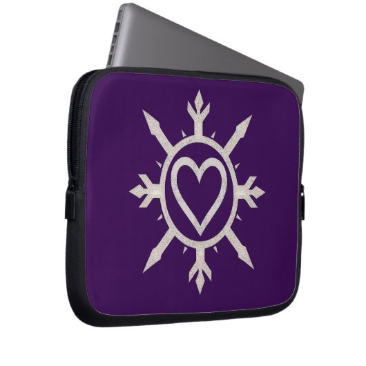 "Emblem of Love" Electronics Bag Laptop Sleeve (Voorkant Rechts)