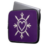 "Emblem of Love" Electronics Bag Laptop Sleeve (Voorkant Links)