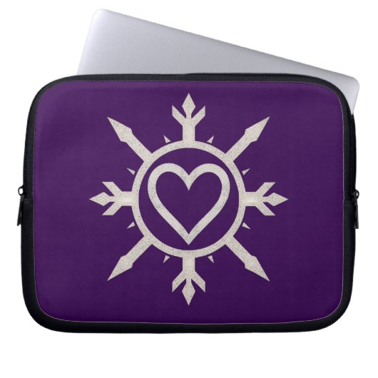 "Emblem of Love" Electronics Bag Laptop Sleeve (Voorkant)