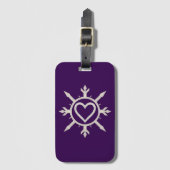 "Emblem of Love" Luggage Tag Bagagelabel (Voorkant (verticaal))
