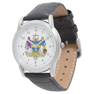Emblem of Philadelphia, Pennsylvania Horloge