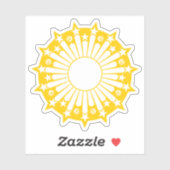 Emblem of the Islamic Republic of Iran (1980) Sticker (Vel)