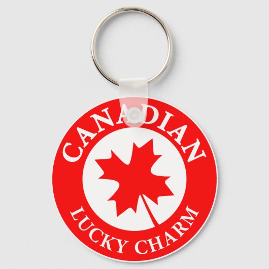 Emblema de la suerte de Canadá Sleutelhanger (Voorkant)