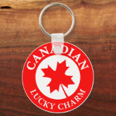 Emblema de la suerte de Canadá Sleutelhanger (Voorkant)