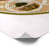 Emblemen van de Verenigde Staten 1876 Poster (Hoek)