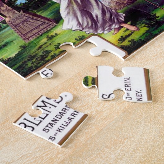 Emblems of Ireland Harp Clover Puzzle Legpuzzel (Zijkant)