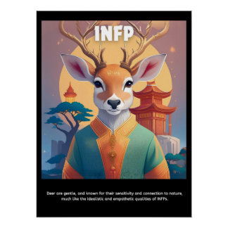 Embody uw innerlijke hert: INFP Poster