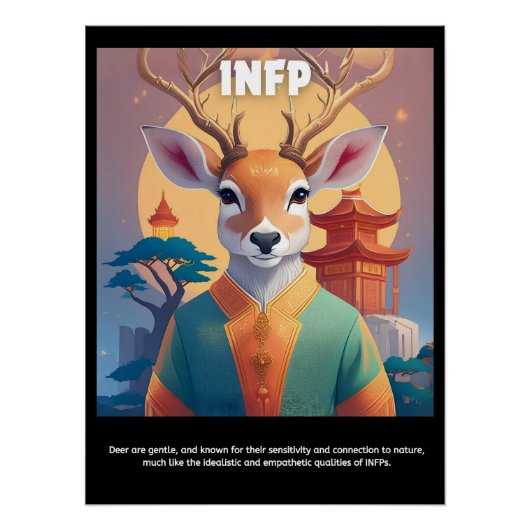 Embody uw innerlijke hert: INFP Poster (Voorkant)