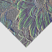 Embossed Flowers Tissuepapier (Detail)