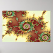 Embossed - Fractal Poster (Voorkant)